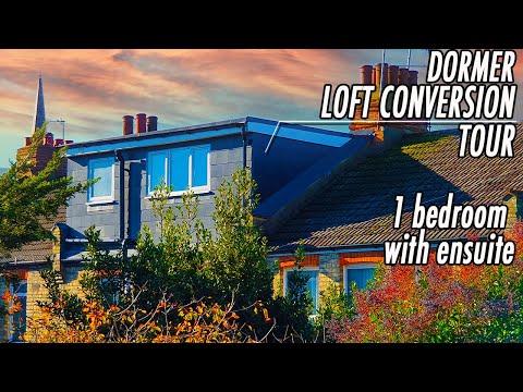 Loft Conversion UK. Terrace house, rear dormer loft conversion.