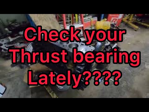 How to check you crank end play ( thrust bearing) on you Cummins