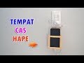 Populer Kerajinan Tangan Membuat Tempat Cas Hape Dari Stik Eskrim, Video Takjub!