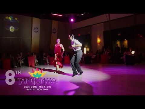 Guillermo Macana  & Giovana Dann. Milonga Performace. Tango Maya Fest 2019