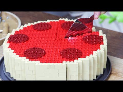 Lego Chicago Pizza / Mukbang  /  Stop Motion Cooking ＆ ASMR