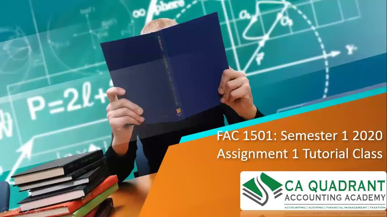 FAC1501 Assignment 1 2020 Questions 1 to 5 Tutorial