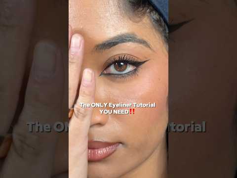 The ONLY BEGINNER Eyeliner Tutorial YOU NEED ‼️