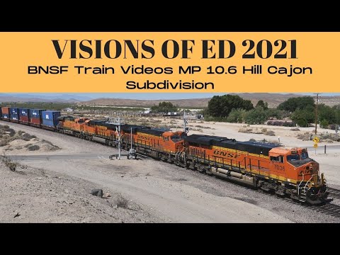 BNSF Train Videos MP 10.6 Hill Cajon Subdivision