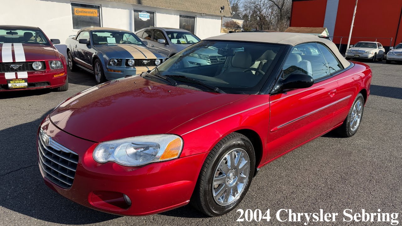 Low Mileage | 2004 Chrysler Sebring | Limited Convertible