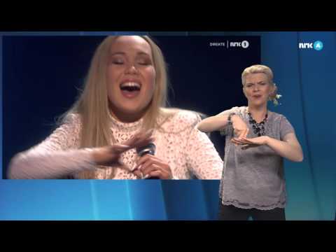 Agnete «Icebreaker» på tegnspråk - MGP 2016