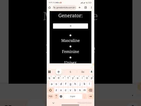 Vídeo: Gerador nomes: perguntas e respostas essenciais