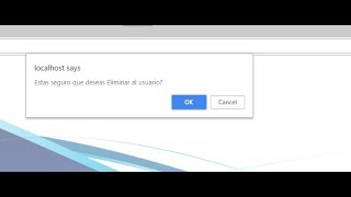 Ventana de alerta :: Alerta de confirmacion :: javaScript-Php
