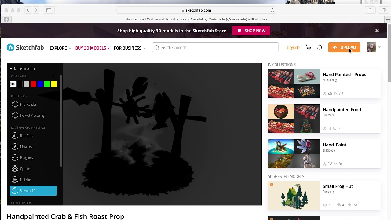 9  Importing 3d Models to Sketchfab