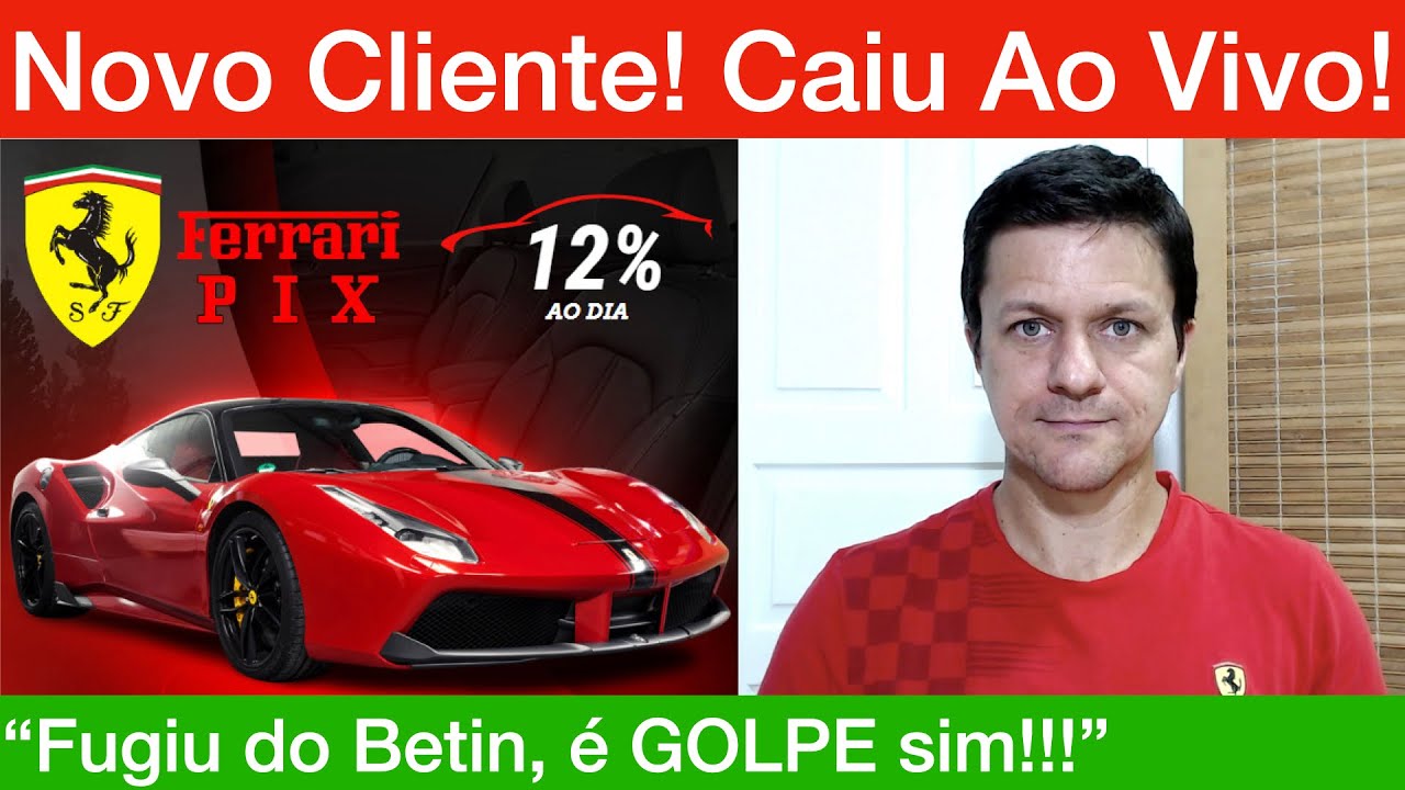 Novo Cliente! Venha ganhar uma Ferrari você também!