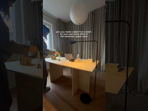 DIY plywood table #interior #diy  #diytable #homeimprovement #diyhomedecor #furniture #diyfurniture