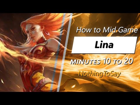 NothingToSay mid game Lina | Minute 10 to 20