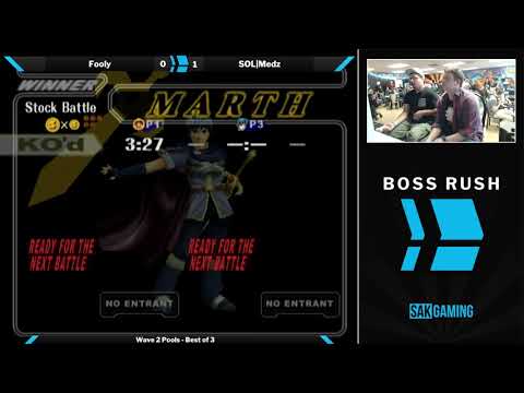 Boss Rush The Moon Wave 1 Pools - Fooly (Falco) vs SOL|Medz (Marth)