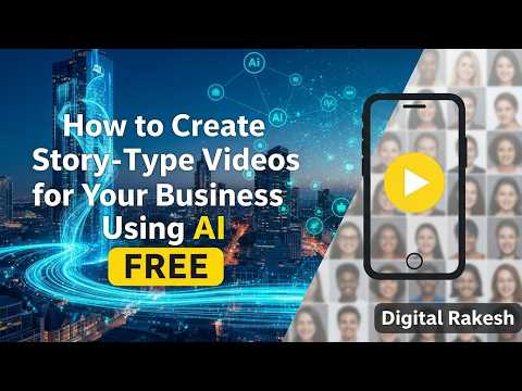 How to Create Story-Type Videos for Your Business Using AI for FREE | AI Story Video Tutorial