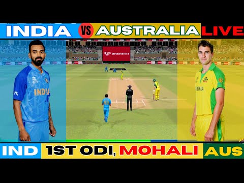 🔴 Live: IND Vs AUS, 1st ODI | Live Match Score | India Vs Australia today #livescore