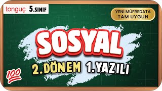 5.Sınıf Sosyal 2.Dönem 1.Yazılıya Hazırlık 📑 #2025
