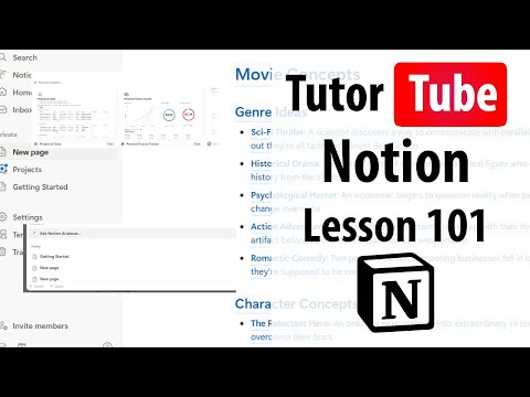 Notion Lesson 1 Accessing and Creating a New Account