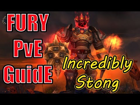 BFA | FURY WARRIOR PVE GUIDE | Best Stats, Talents, Rotation & More!