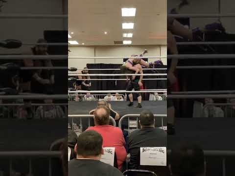 Shannon levangie gets the best out of trigga the OG (Chaotic Wrestling) #shorts #wrestling