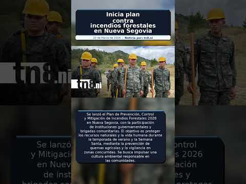 Inicia plan contra incendios forestales en Nueva Segovia