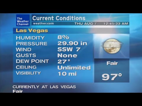 WeatherStar XL v3 Emulator - Las Vegas, NV 8/7/25