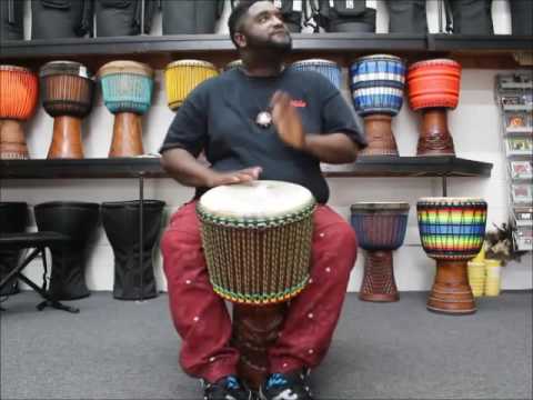 Drumskull Drums & Weedie Braimah - Guinea, Hare wood Djembe