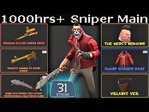 The SMG Challenge!🔸1000+ Hours Sniper Main Experience (TF2 Gameplay)