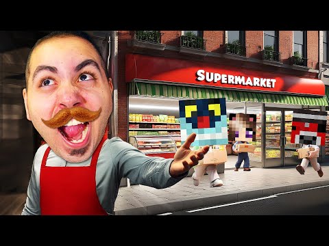 PORTO I MIEI AMICI nel SIMULATORE DI SUPERMERCATO!