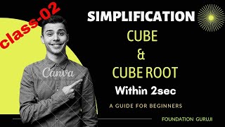 Download the video "Find Cube and Cube Root within 2 sec // Simplification //Class- 02"