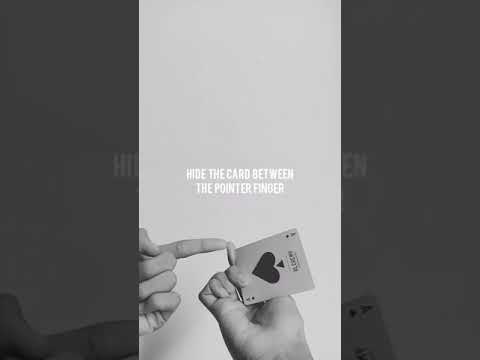 HOW TO VANISH A CARD INSTANTLY (MAGIC TUTORIAL) #Shorts