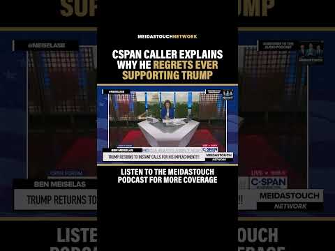 CSPAN Caller TURNS ON Trump on LIVE TV