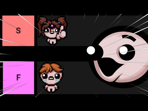 ALL OF THE TBOI REPENTANCE CHARACTERS RANKED! (TBOI Tier List) 2000 SUB SPECIAL!
