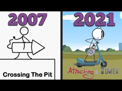 EVOLUTION Of Henry Stickmin Games [ 2007 - 2021 ] ( Attacking The Tower )