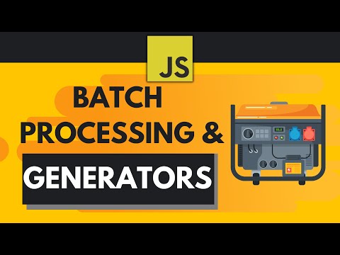 Batch Processing Large Arrays Using Generators