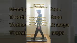 Download lagu my results after 7 days with a desk treadmill (walkingpad c2) mp3