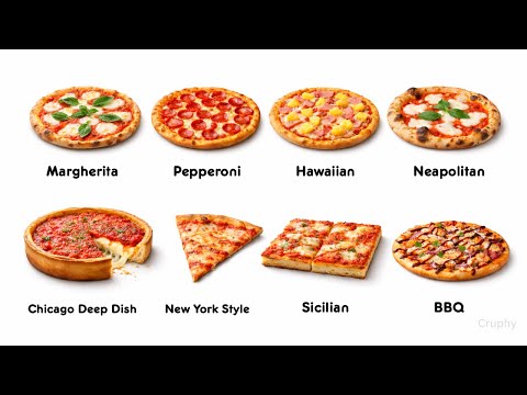 Types of Pizza Explained in 2 Minutes 🍕