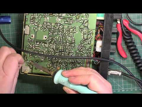 LCL Communicators NI440DX CB27/81 UK FM CB radio - TX repair & alignment (yellow meter)