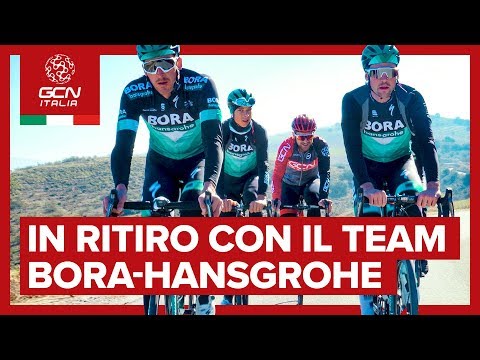 In ritiro con il team BORA-Hansgrohe