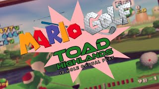 Playing An 18 Hole Casual Game Of Golf At Toad Highlands With Yoshi (Mario Golf - N64) No Commentary