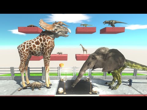 Dinosaurs Fusion Battle-Animal Revolt Battle Simulator