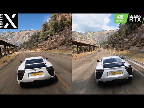 FORZA HORIZON 5 RTX 3070 vs XBOX SERIES X (PC vs Next-Gen Graphics Comparison)