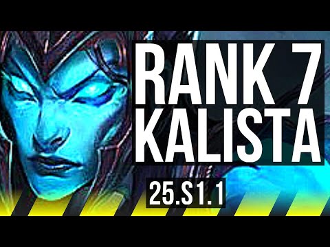 KALISTA & Senna vs ZIGGS & Ashe (ADC) | Rank 7 Kalista, Legendary | NA Master | 25.S1.1