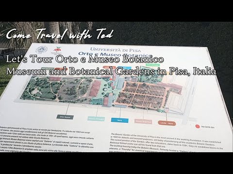 Vamos visitar o Orto e Museo Botanico - Museu e Jardim Botânico de Pisa, Itália