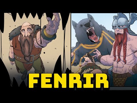 Fenrir: Die Bindung des schrecklichen Wolfssohns von Loki - Nordische Mythologie - Animierte Version