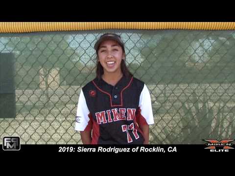 2019 Sierra Rodriguez Shortstop and Outfield Softball Skills Video - Miken Elite
