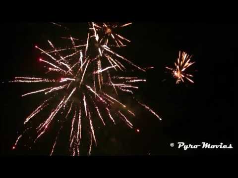 Vuurwerk show oud en nieuw Groenlo 2016 2017 ( HD )