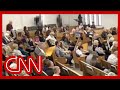 Video shows gunman open fire inside Texas church