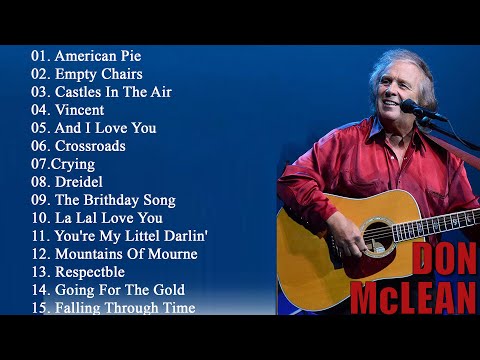 Don Mclean Greatest Hits Full Album  || Best Of Don Mclean Playlist