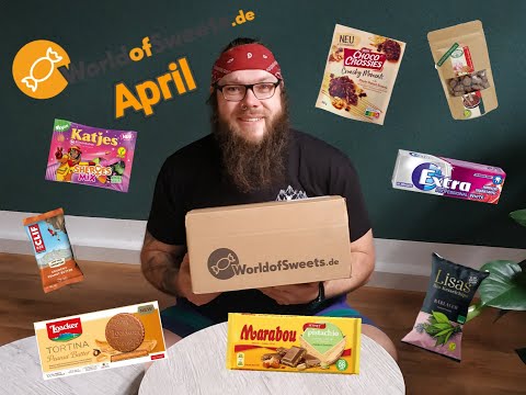 CRUNCHY Unboxing der WORLD OF SWEETS Neuheiten Box vom April mit Taste-Test von Naschis und Chips!!!