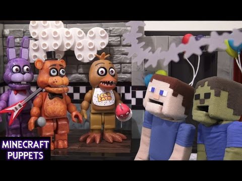 Five Nights at Freddy's fnaf McFarlane toys lego construction set Show Stage unboxing review